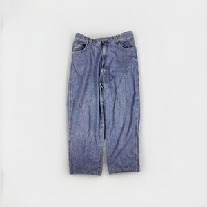 Lee Plus Jeans Women's Size 16W Blue Wash High Rise Straight Leg Relaxed Fit